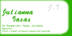 julianna vasas business card